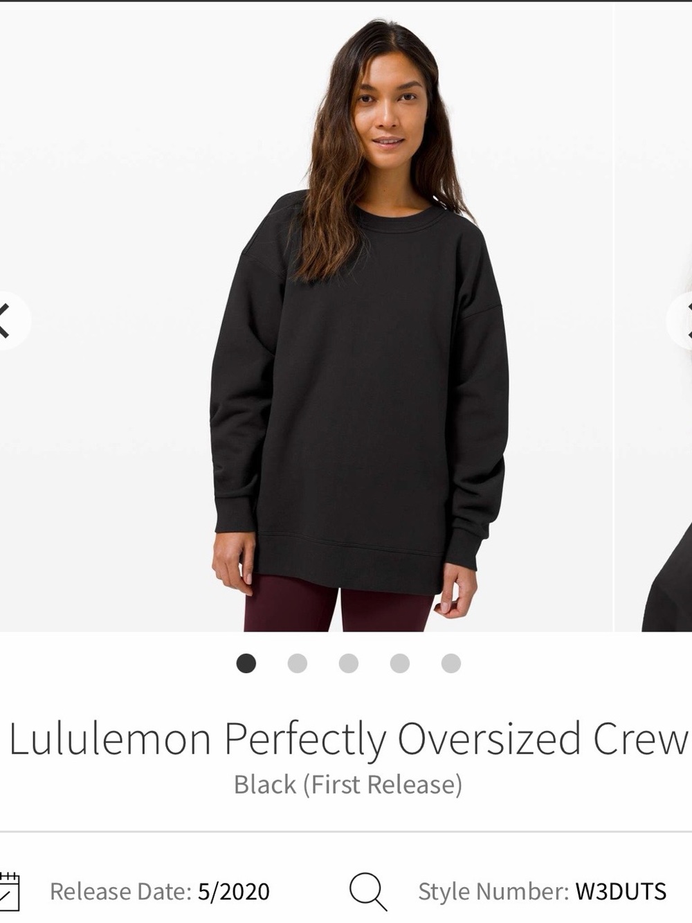 Lululemon Perfectly Oversized Crew